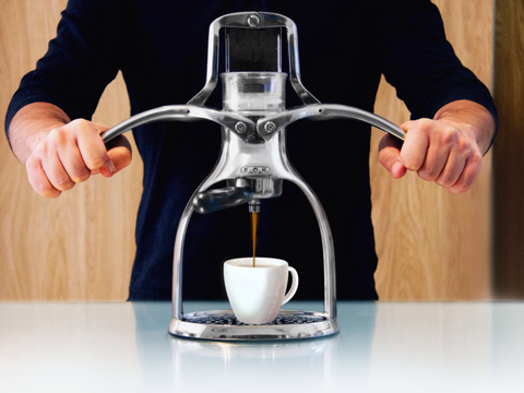 The ROK Espresso Maker